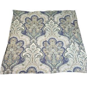 POTTERY BARN Jordana Paisley Pillow Sham EURO Size Pottery Barn Blue 26x26